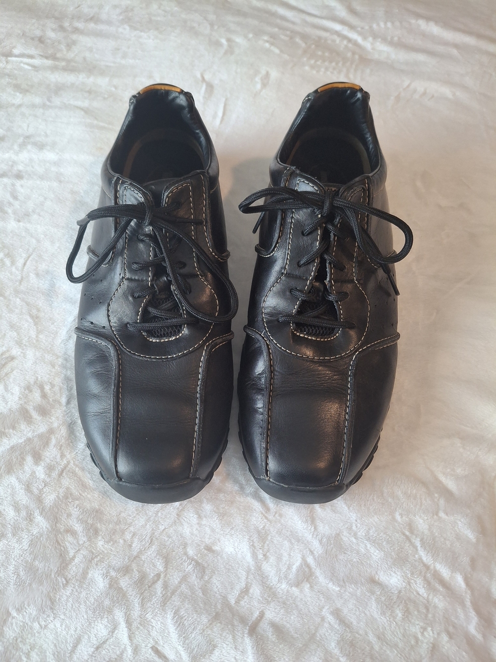 Timberland Lexington Black Leather Lace-Up Sneakers